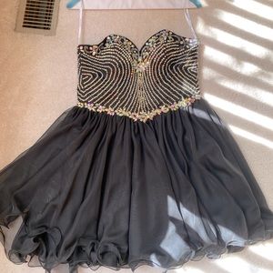 Black short Homecoming dress